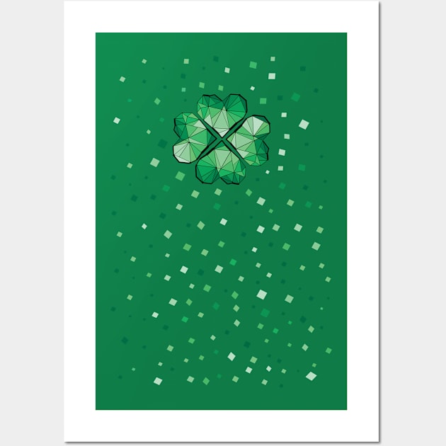 Geometric Lucky charm Wall Art by CindyS